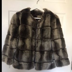 Express Faux Fur Jacket Size XS